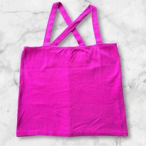 LOFT Magenta Pink Camisole Tank Top Size XXL Stretch Fitted Casual Summer Top